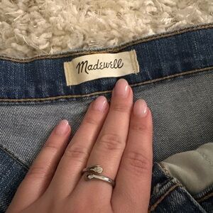 Madewell Straight Leg Jeans in Light Blue Denim